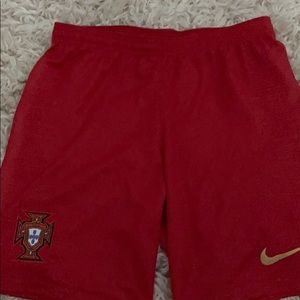 Portugal soccer shorts